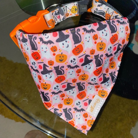 Halloween Dog Collar/Handkerchief - Picture 4 of 4